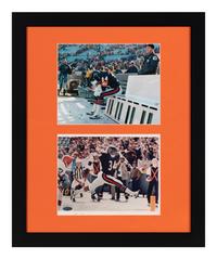 A Walter Payton Signed and Inscribed 16x20 Framed and Mated Display With Multiple Inscriptions from Chicago Bears Legend