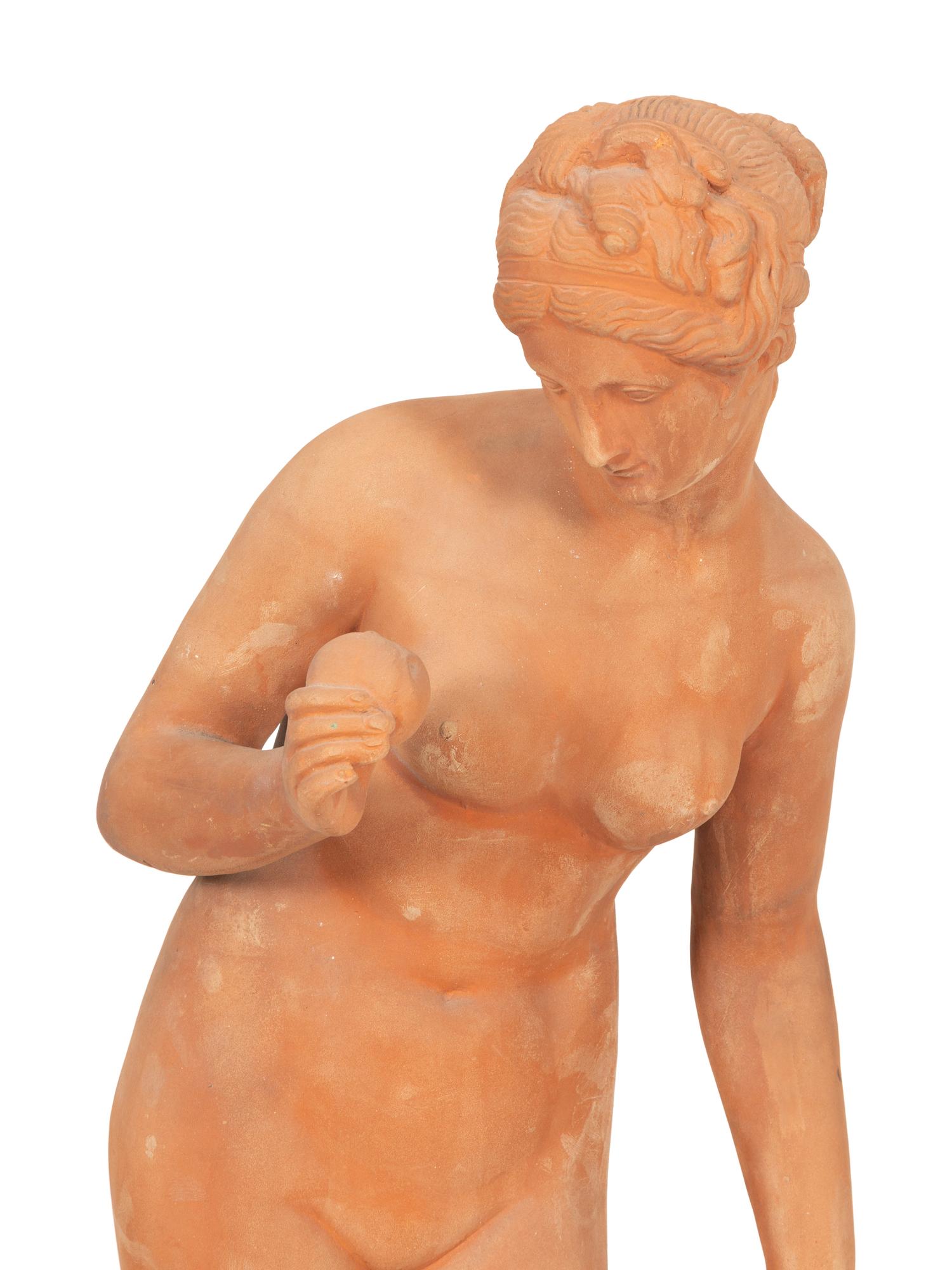 A Terracotta Figure of Venus with an Apple