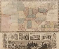PHELPS & ENSIGN, publishers. Phelps & Ensign's Traveller's Guide, and Map of the United States… [map only]. New York: Phelps & Ensign, 1841 [copyright date 1840].