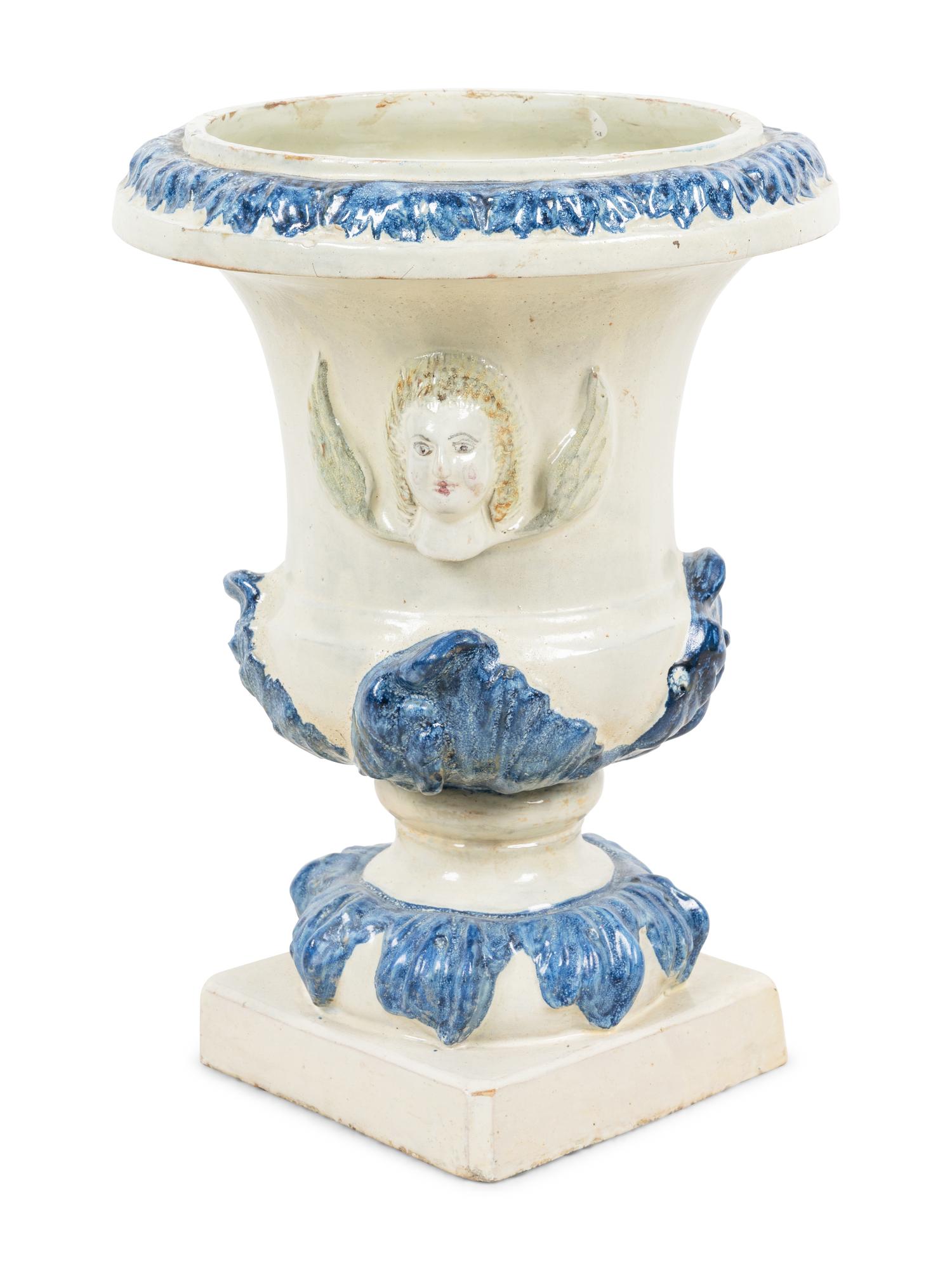 A Continental Faïence Jardinière