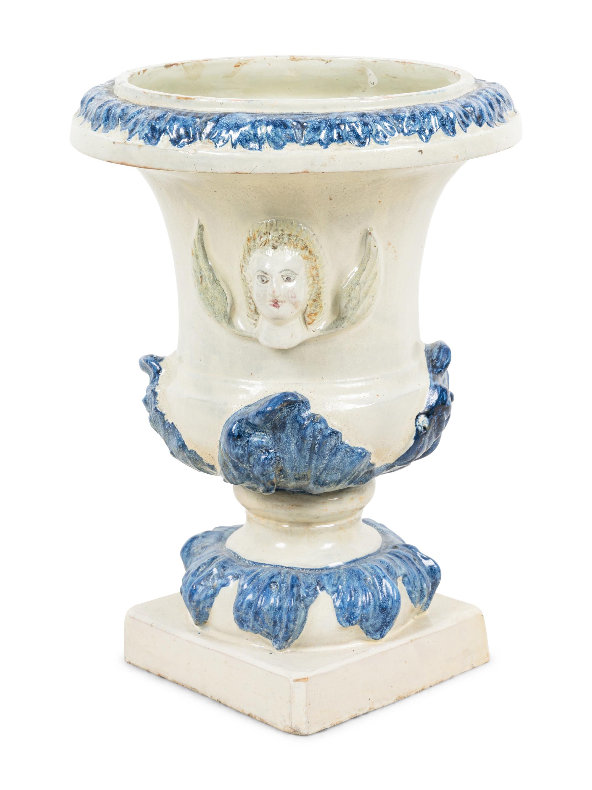 A Continental Faïence Jardinière