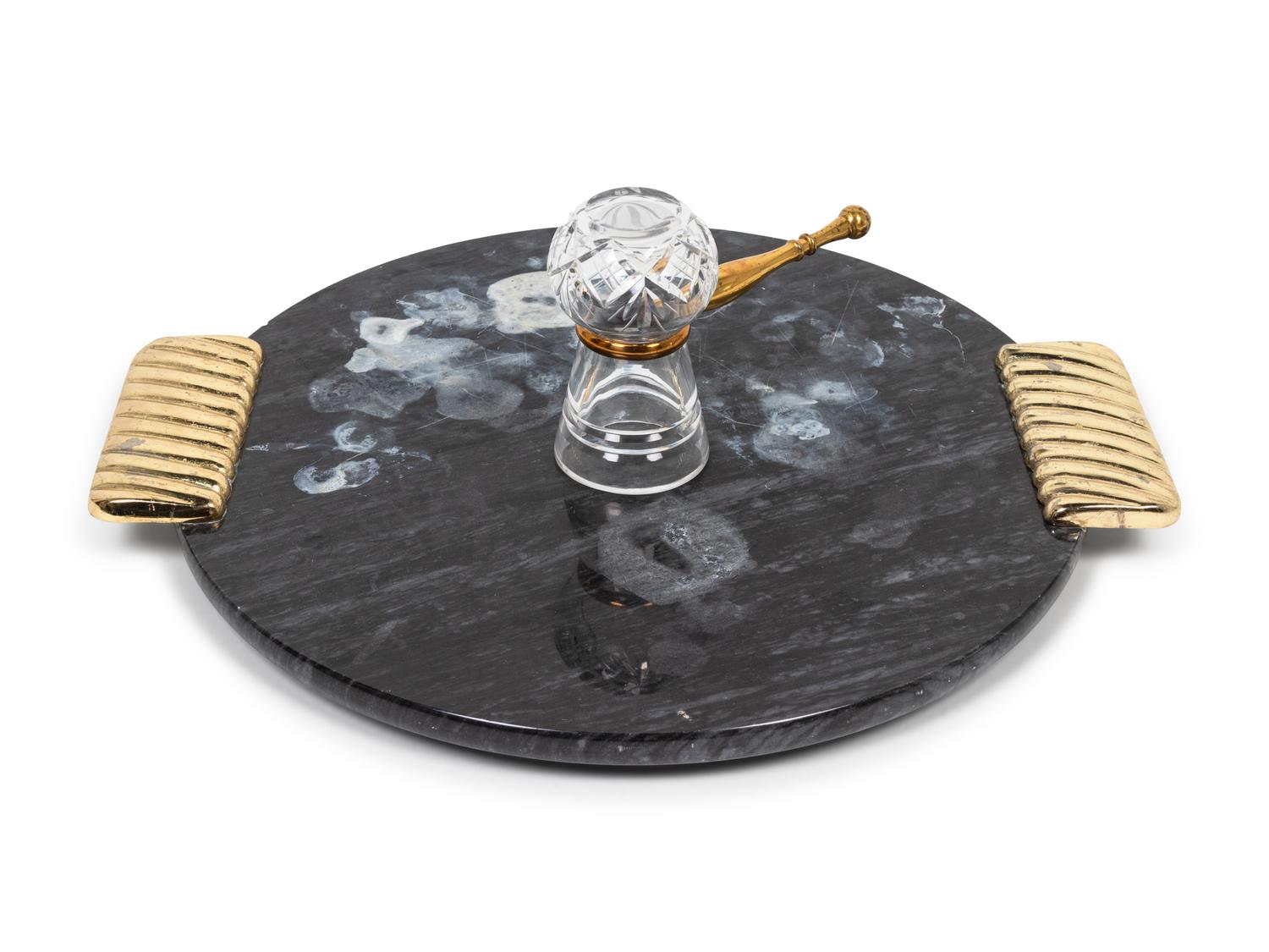 A Tray and Candle Snuffer