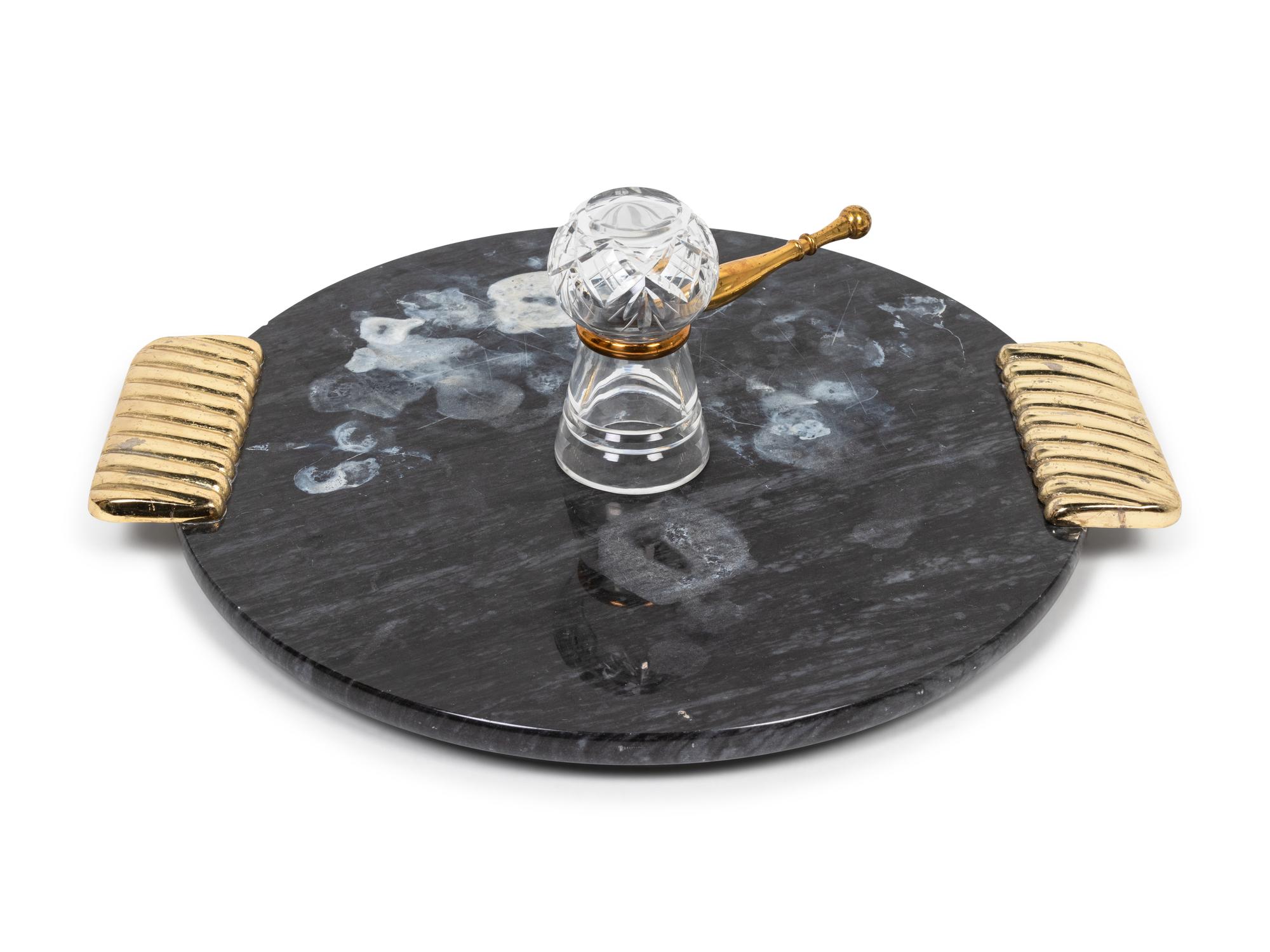 A Tray and Candle Snuffer