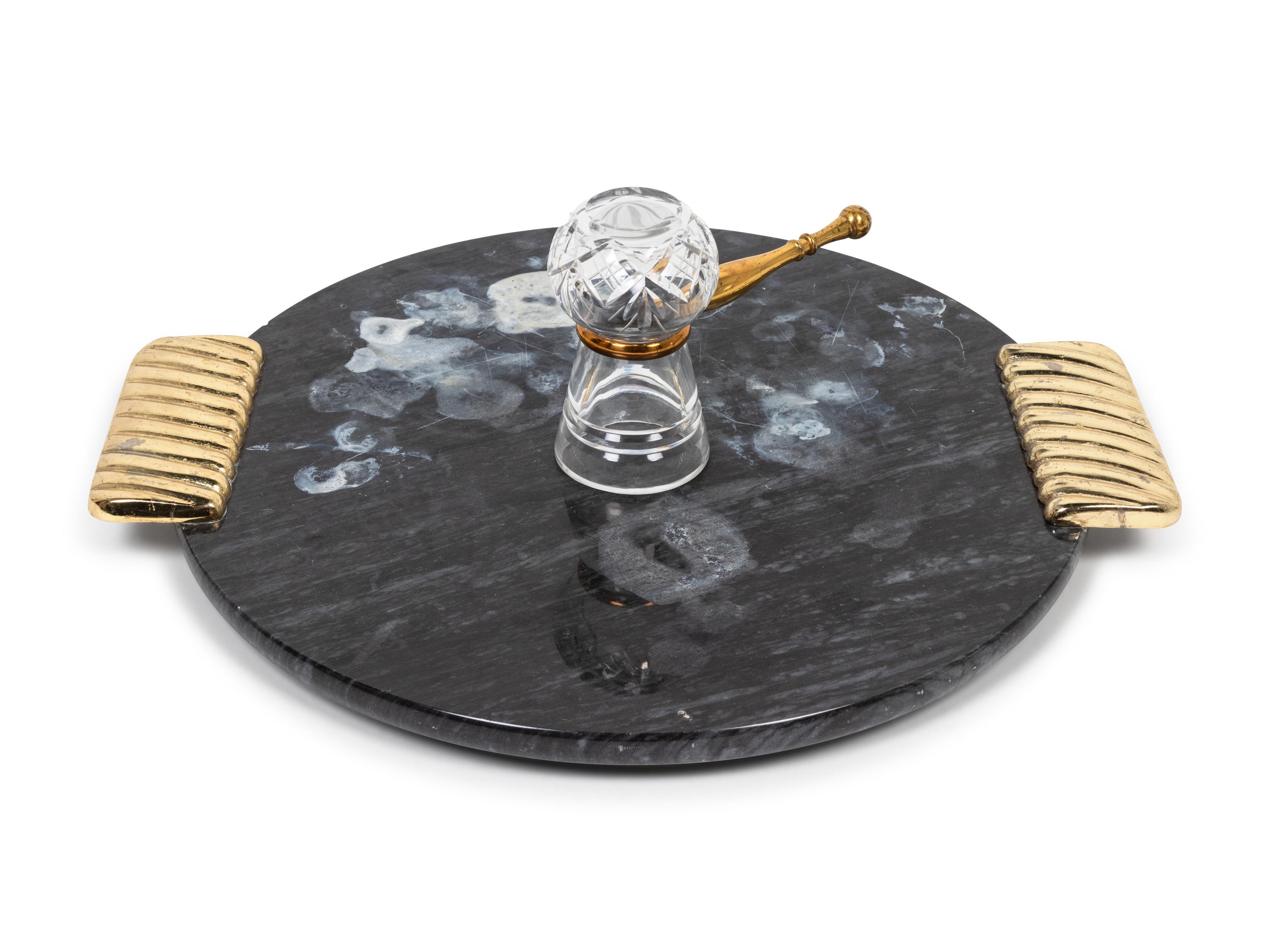 A Tray and Candle Snuffer