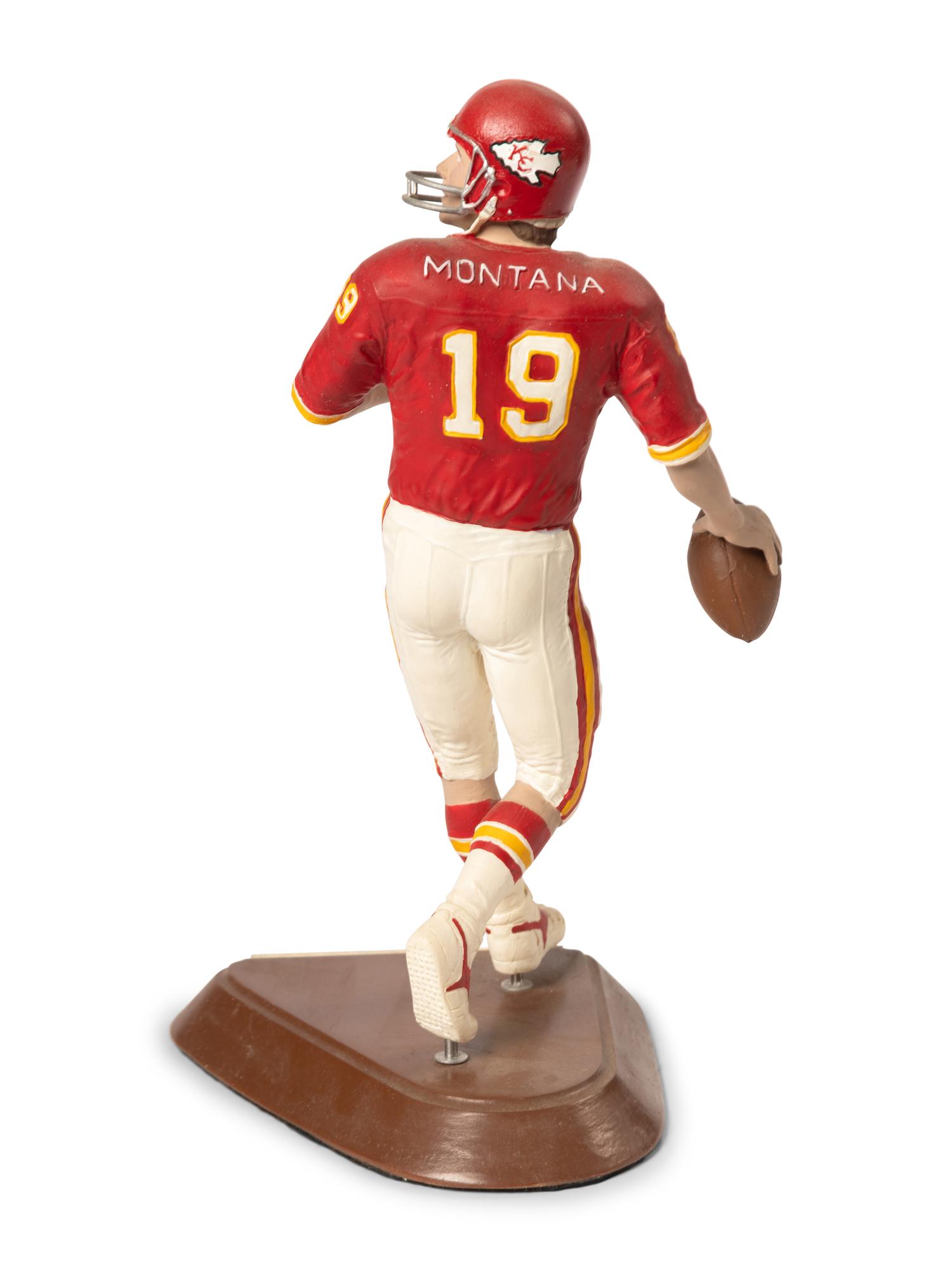 A Joe Montana Signed Autograph Salvino Figure,