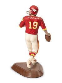 A Joe Montana Signed Autograph Salvino Figure,