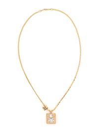 YELLOW GOLD AND DIAMOND PENDANT NECKLACE