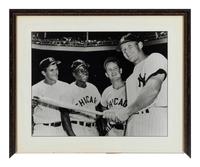 A Group of 14 Photographs of Various Chicago Baseball Players Formerly Displayed at Mike Ditka’s Restaurant