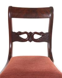 A Set of Eight Regency Style Mahogany Dining Chairs
