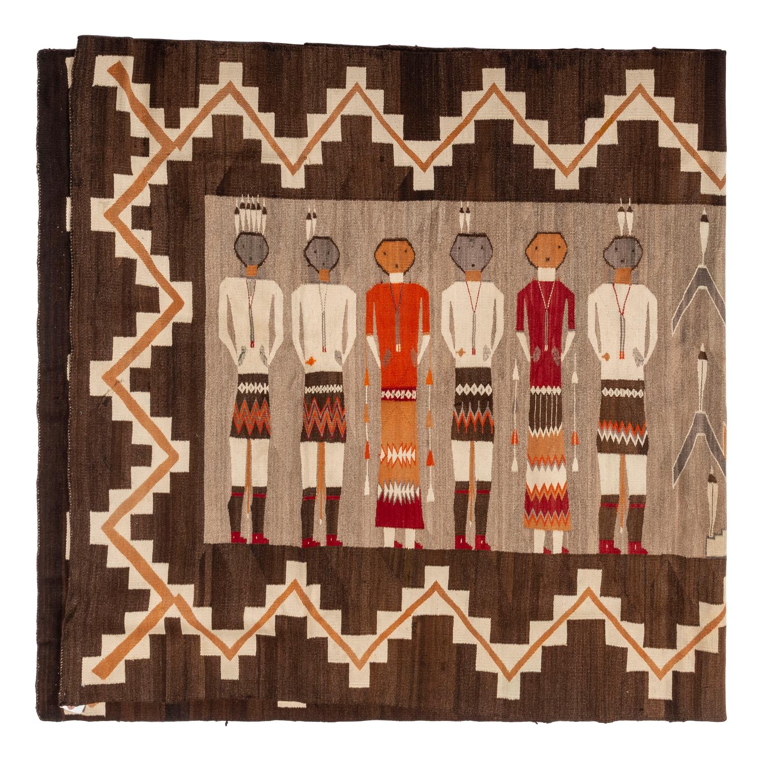 Navajo Yei Weaving / Rug
