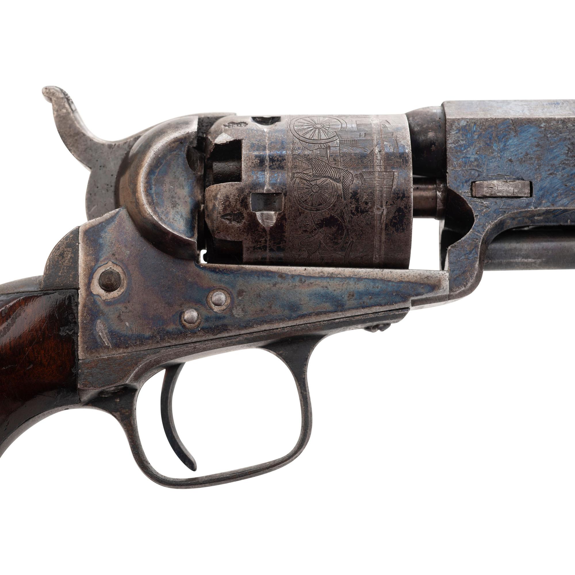Cased London Colt Model 1849 Pocket Revolver