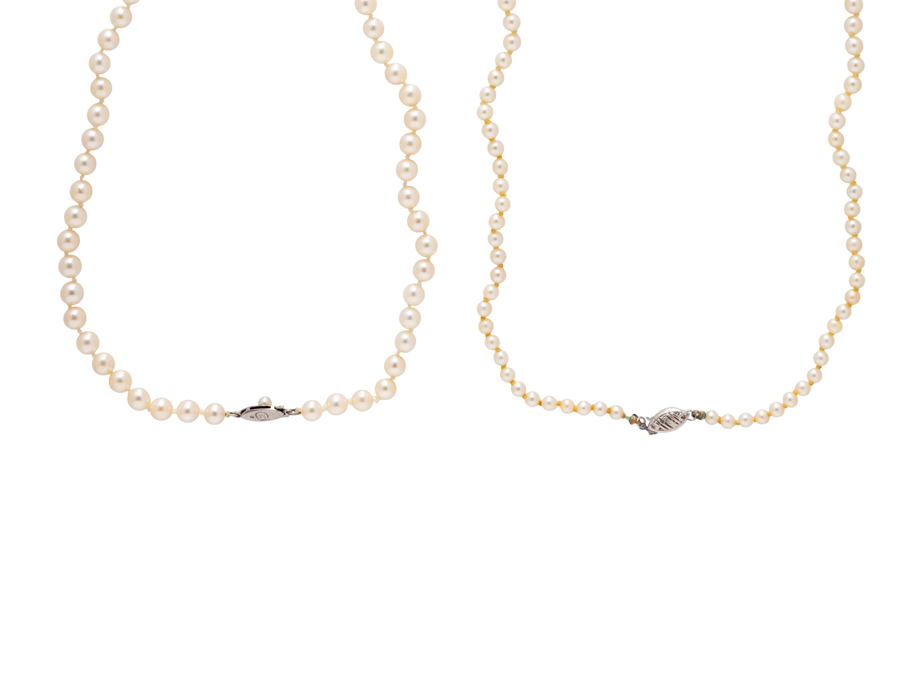 COLLECTION OF CULTURED PEARL JEWELRY