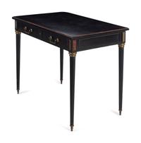 A Louis XVI Style Ebonized Bureau Plat