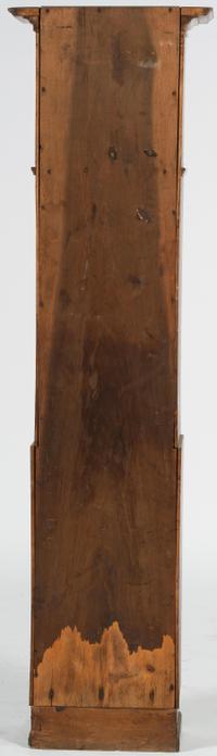 A Gustav Becker Oak Tall Case Clock