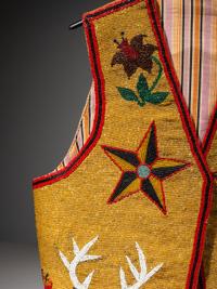 Plateau Beaded Vest, with Elk