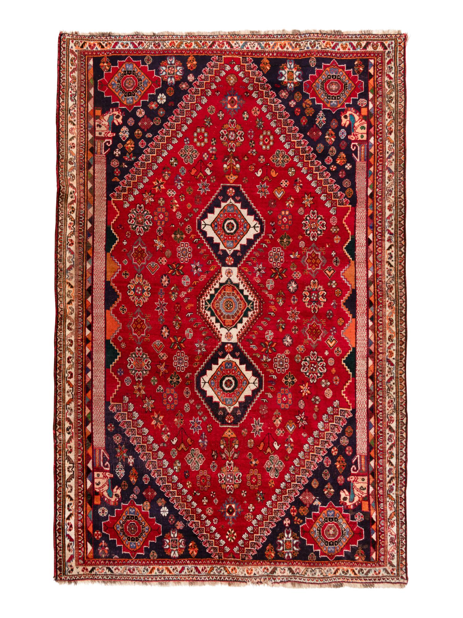 A Qashqai Wool Rug