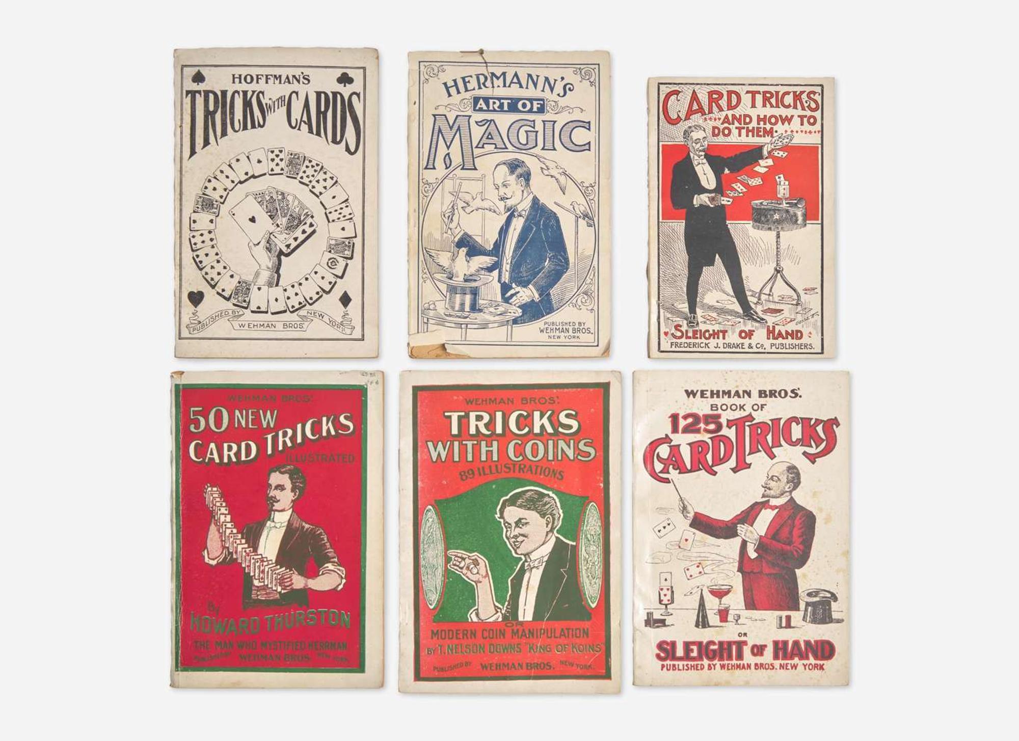 [Magic] Group of 53 titles on Magic, Hypnotism, Sleight of Hand, Cards Tricks, etc.