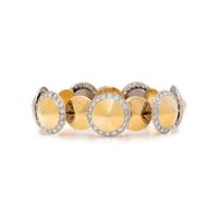 BICOLOR GOLD AND DIAMOND BRACELET