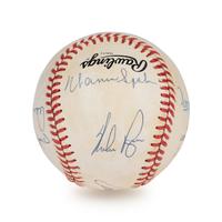 A 300 Win Club Signed Autograph Limited Edition Baseball - Eight Signatures (Beckett Authentication Services Letter),