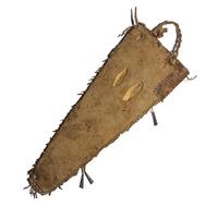 Plateau Beaded Hide Knife Sheath