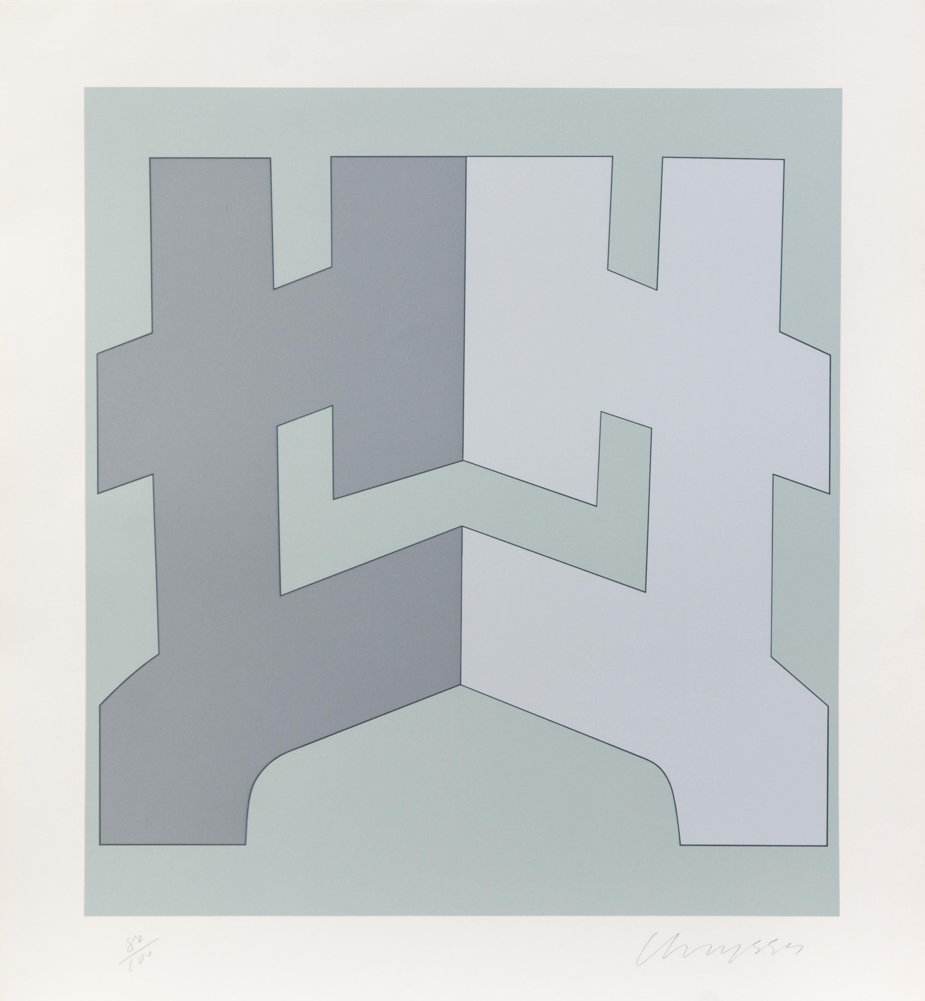 Chryssa, (American/Greek, 1933-2013), Untitled (a group of 2)