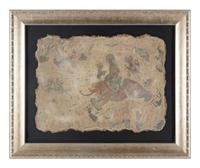 A Possibly Dunhuang Fresco Fragment