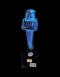 An Egyptian Faience Ushabti for Nes-Ta-Wedjat-Akhet