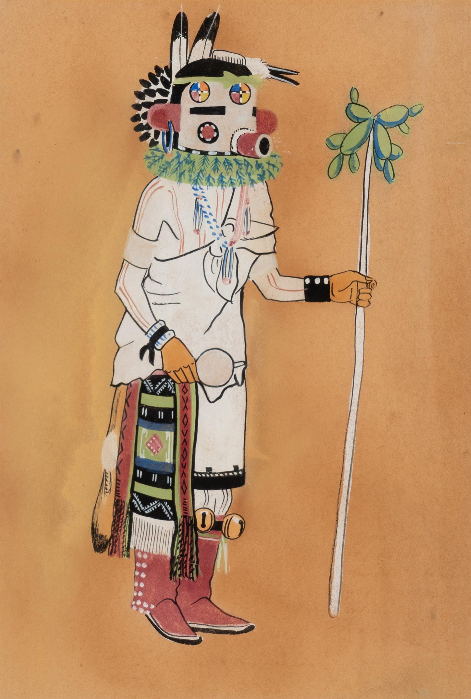 Series of Katsina Paintings tempera on paper