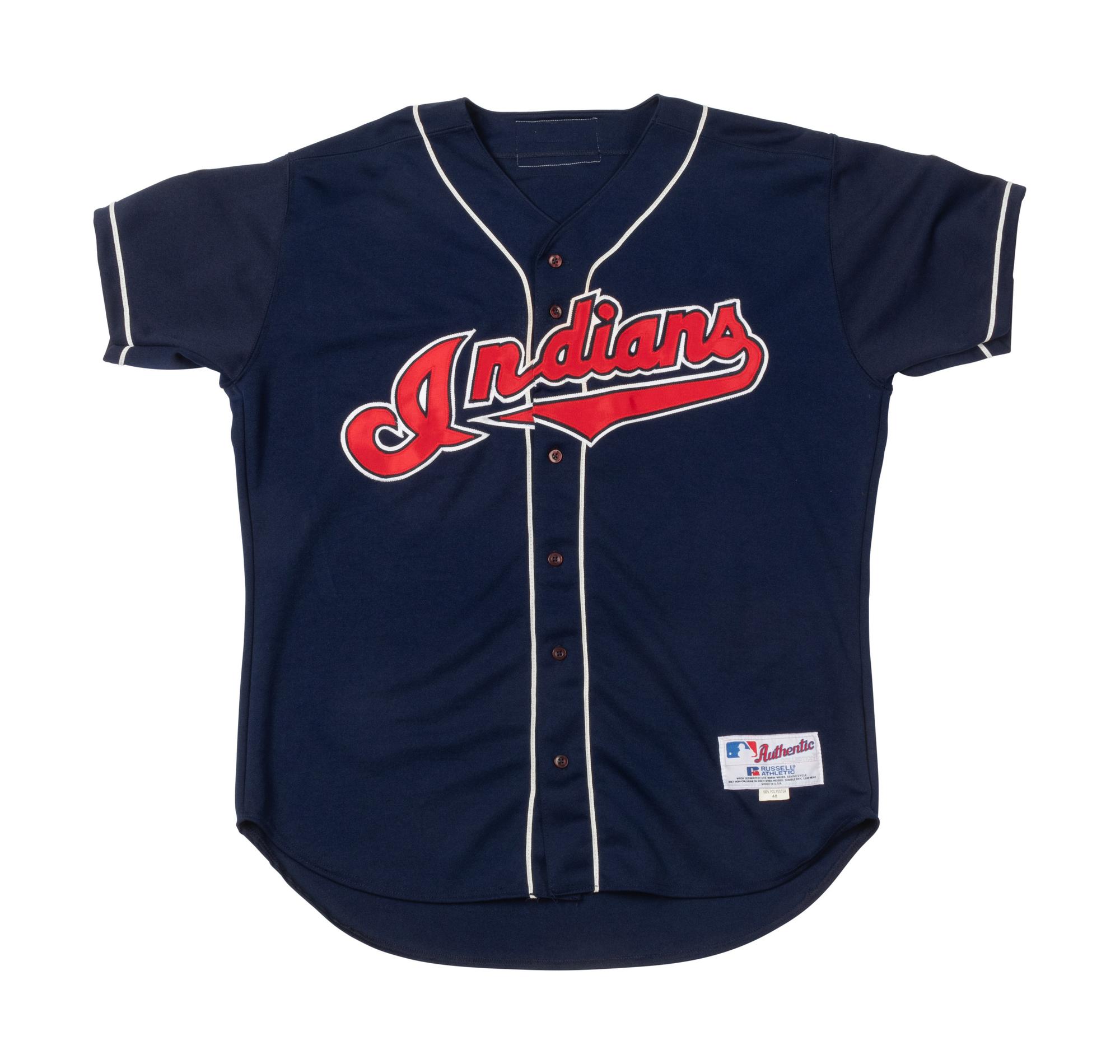 A 2001 Kenny Lofton Cleveland Indians Signed Jersey