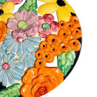 Bouquet Wall Medallions, collection of three, c. 1935