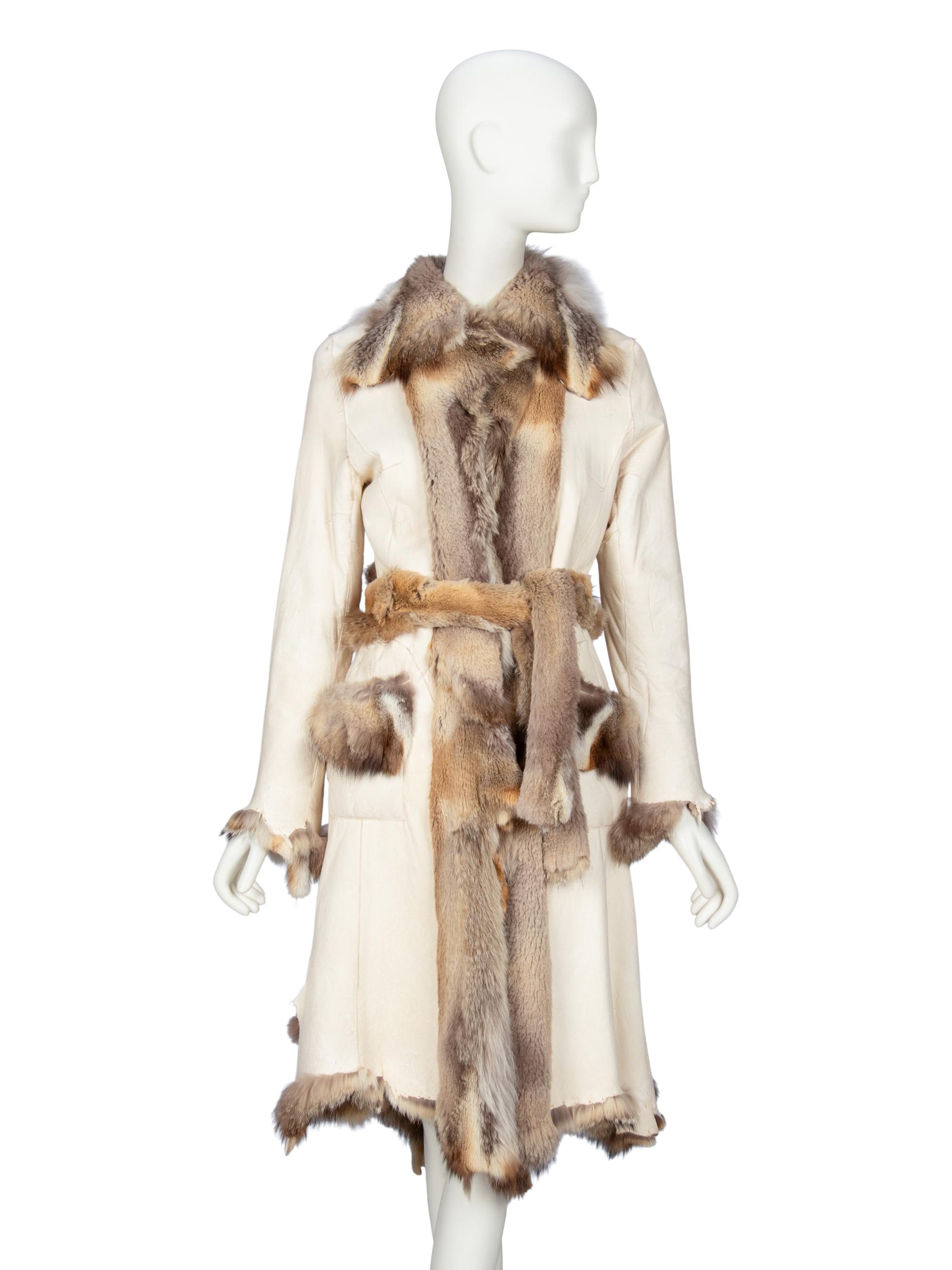 A Reversible Skin-to-Skin Fox Fur Coat