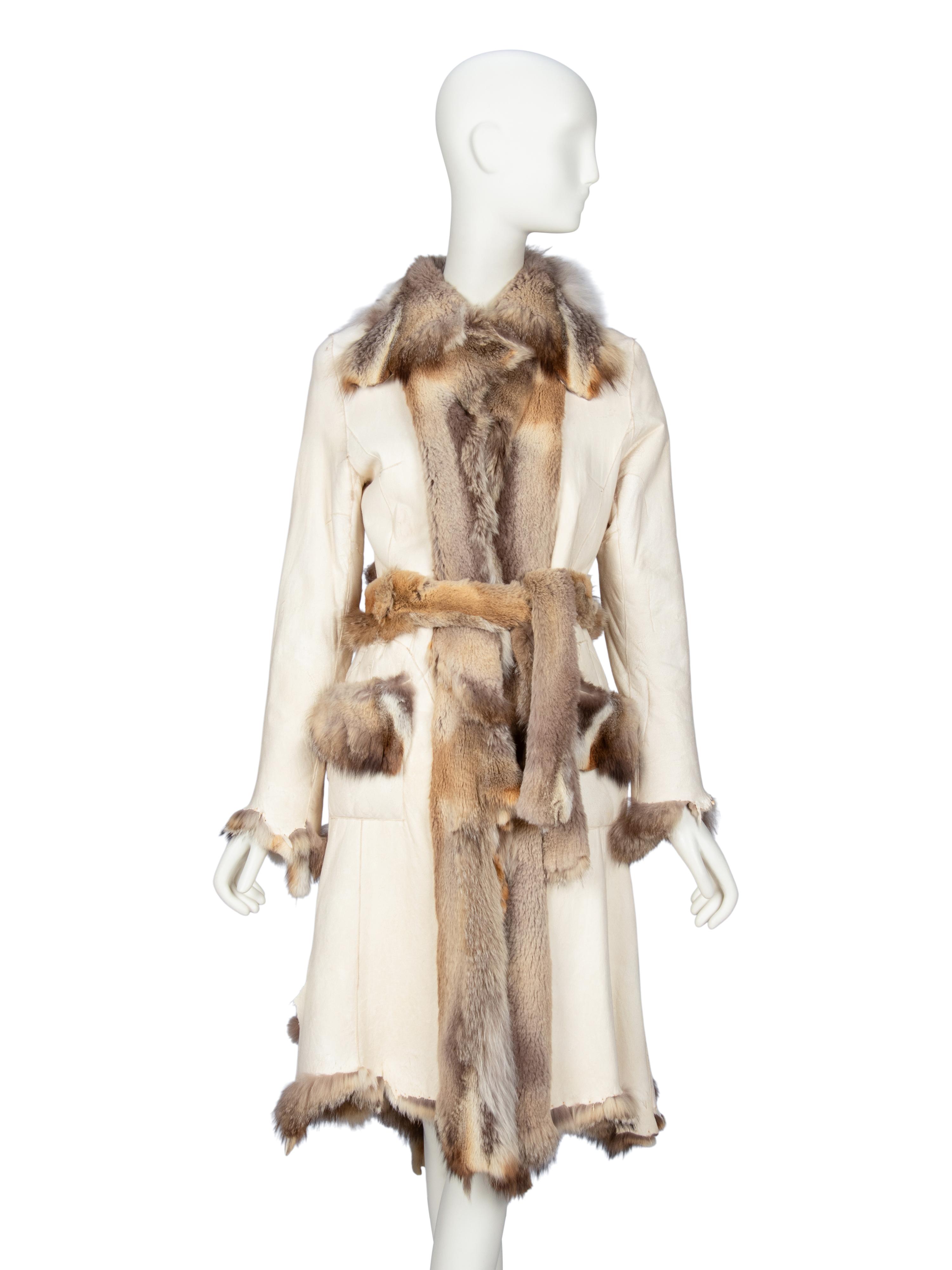 A Reversible Skin-to-Skin Fox Fur Coat