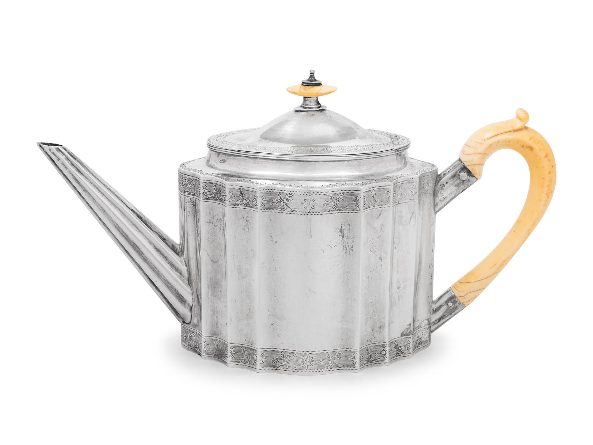 A Georgian Silver Coffee Pot