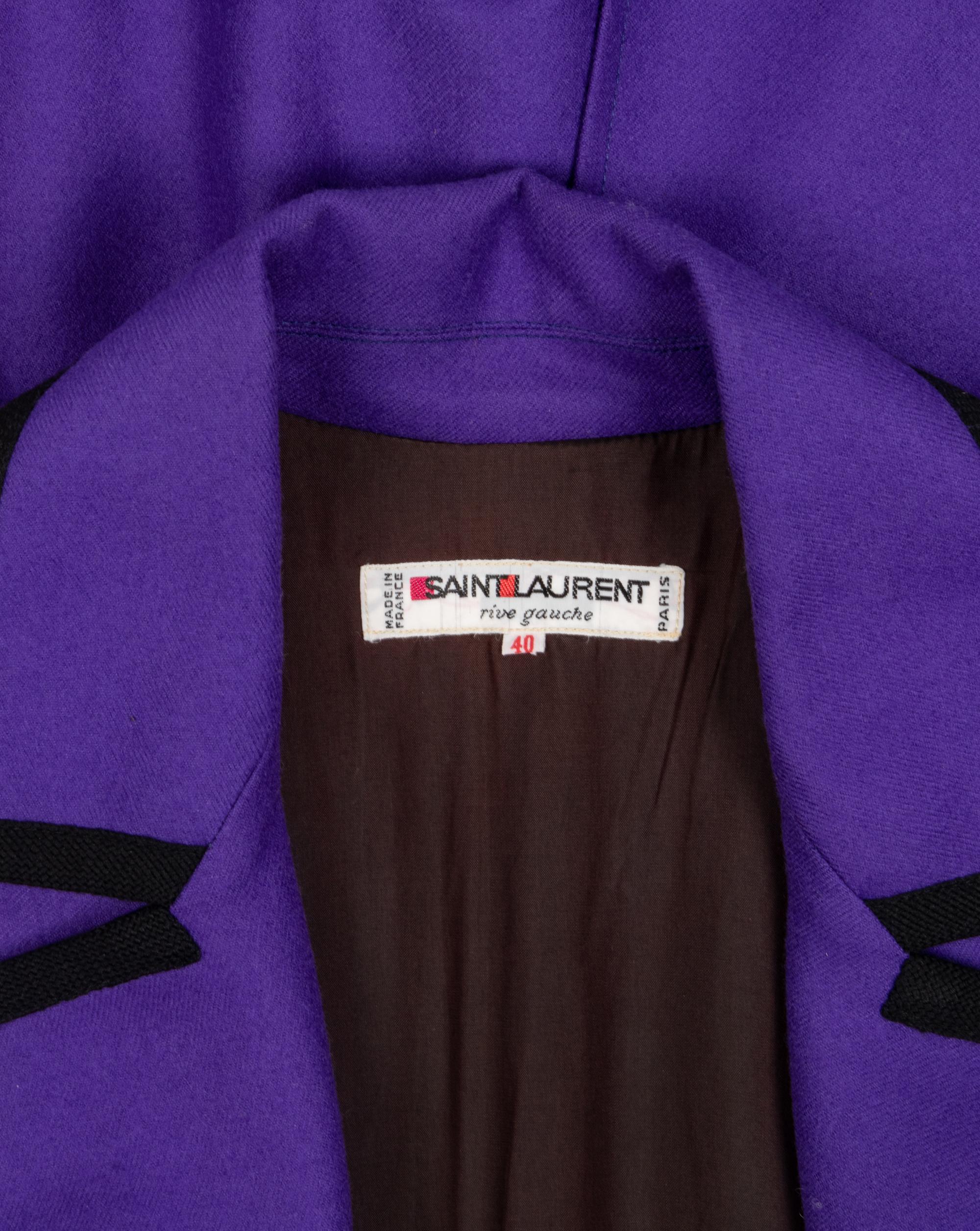 Saint Laurent Rive Gauche Coatdress, 1983