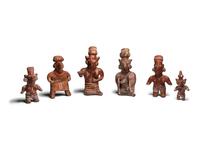 Ten Nayarit Terracotta Figures