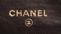 Two Chanel Quilted Satin Items: One Bag, One Coin Purse, 1986-1994
