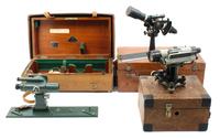 A Group of Three Surveyor's Levels Length of longest base 15 inches. — 20TH CENTURY