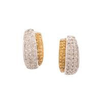 DIAMOND AND COLORED DIAMOND EARCLIPS