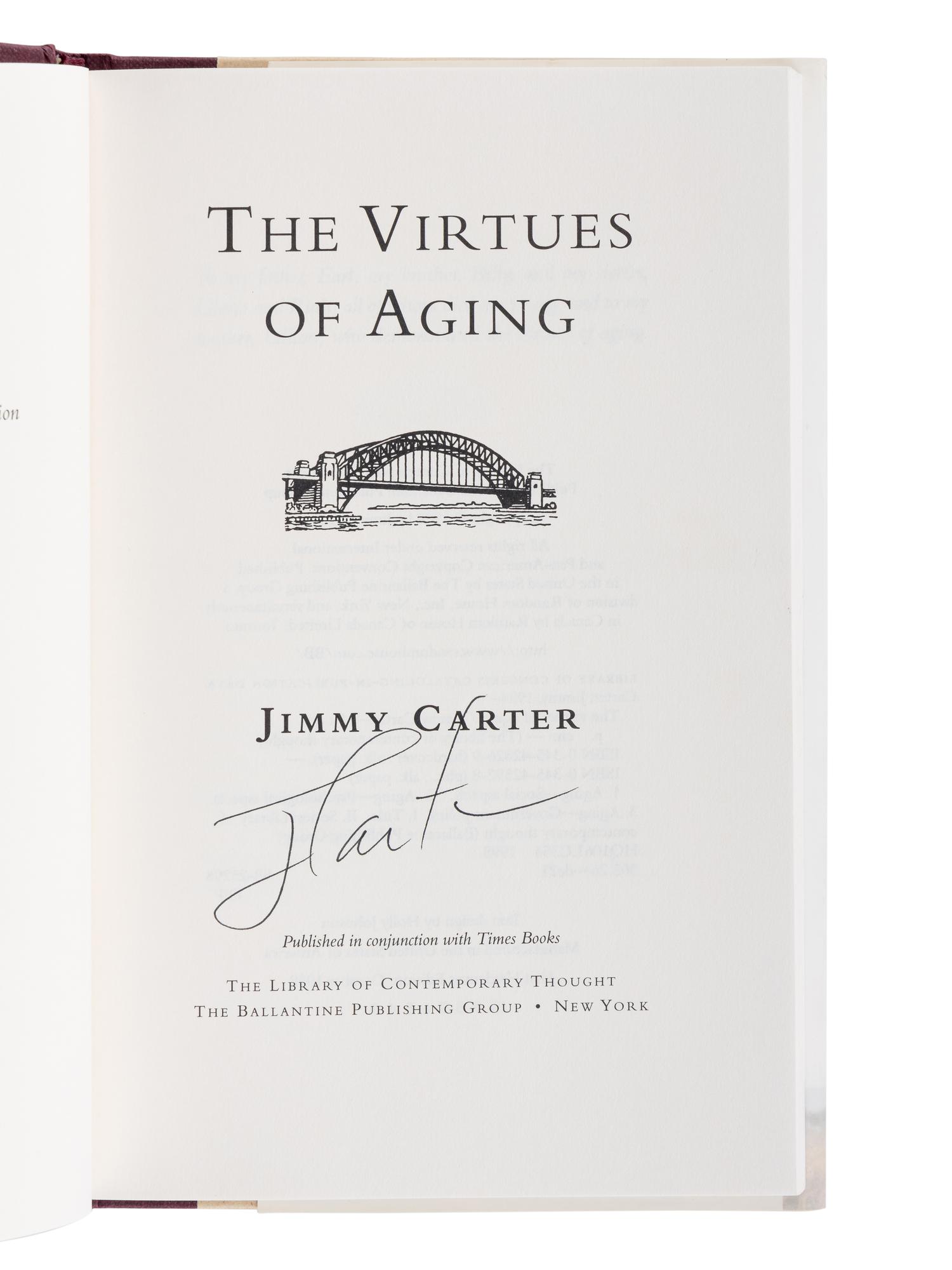 CARTER, Jimmy (b. 1924). A group of 7 FIRST EDITIONS by Carter, ALL SIGNED, comprising: