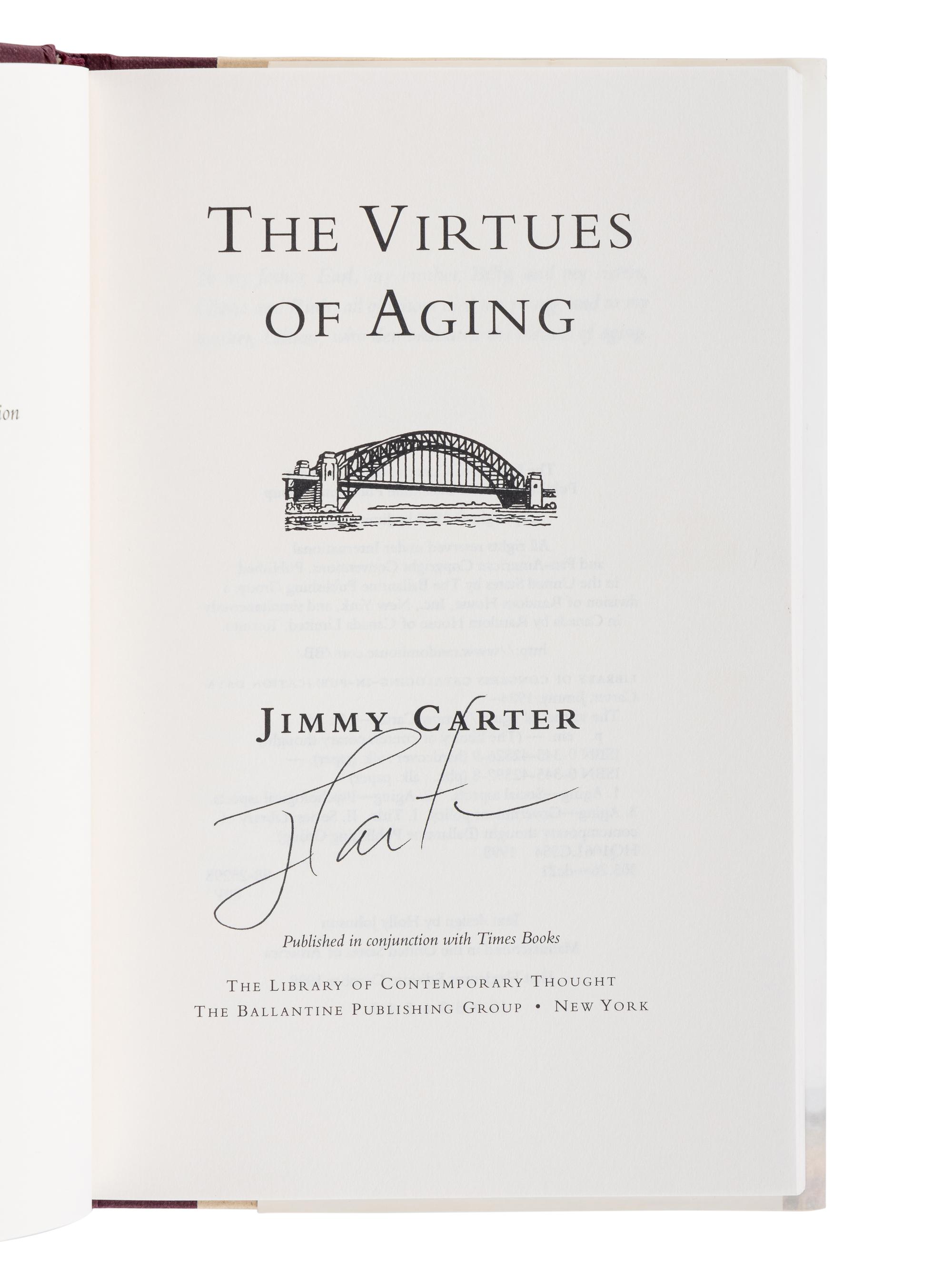 CARTER, Jimmy (b. 1924). A group of 7 FIRST EDITIONS by Carter, ALL SIGNED, comprising: