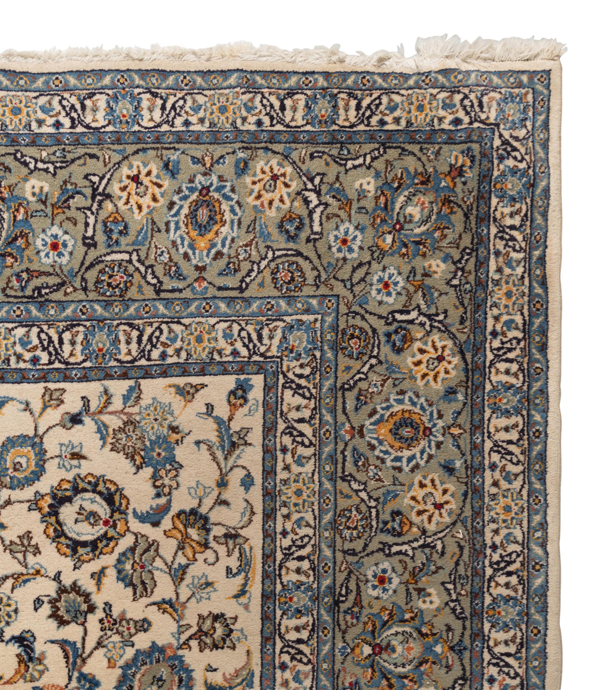 A Kashan Wool Rug