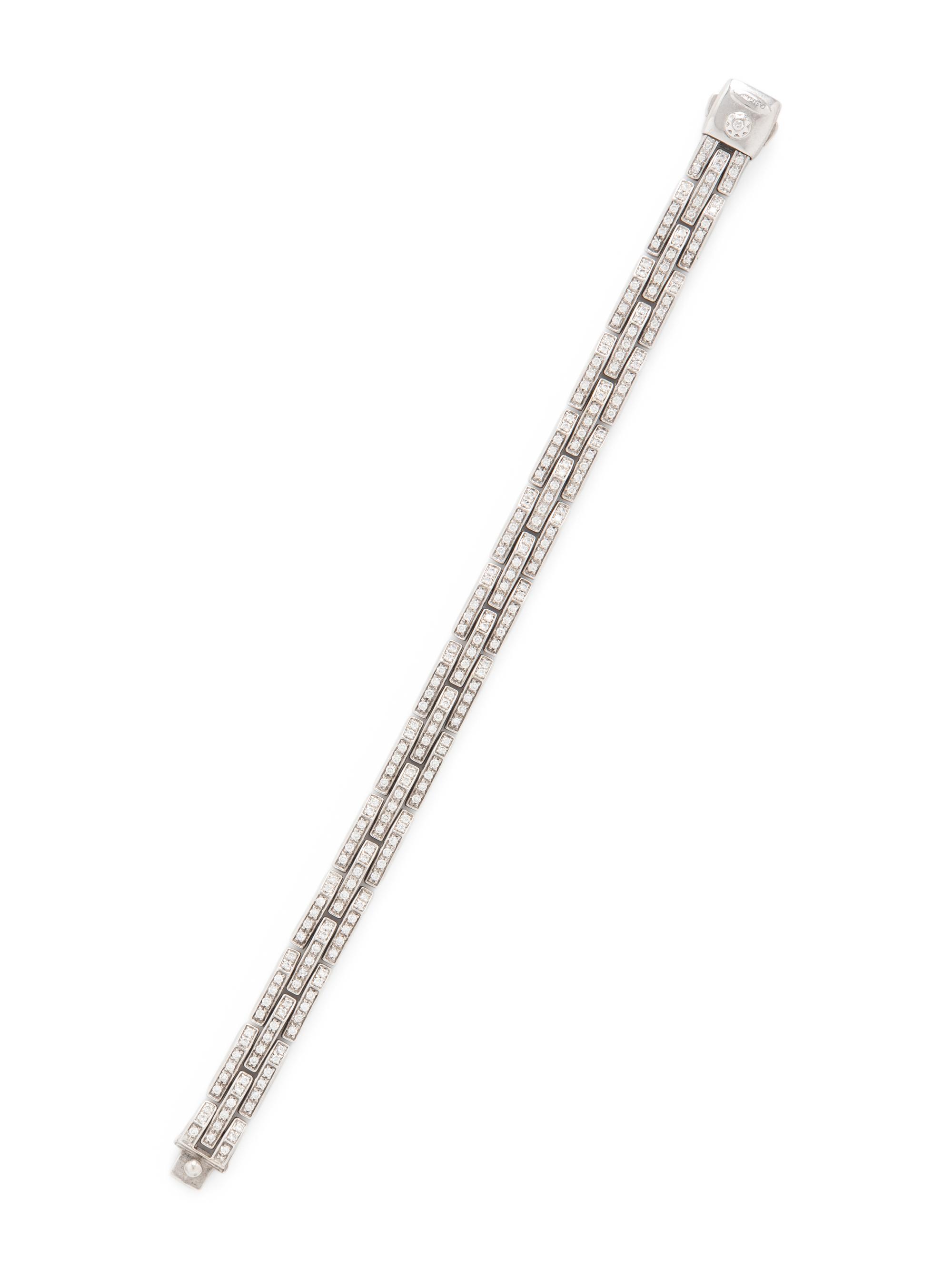CHIMENTO, WHITE GOLD AND DIAMOND BRACELET