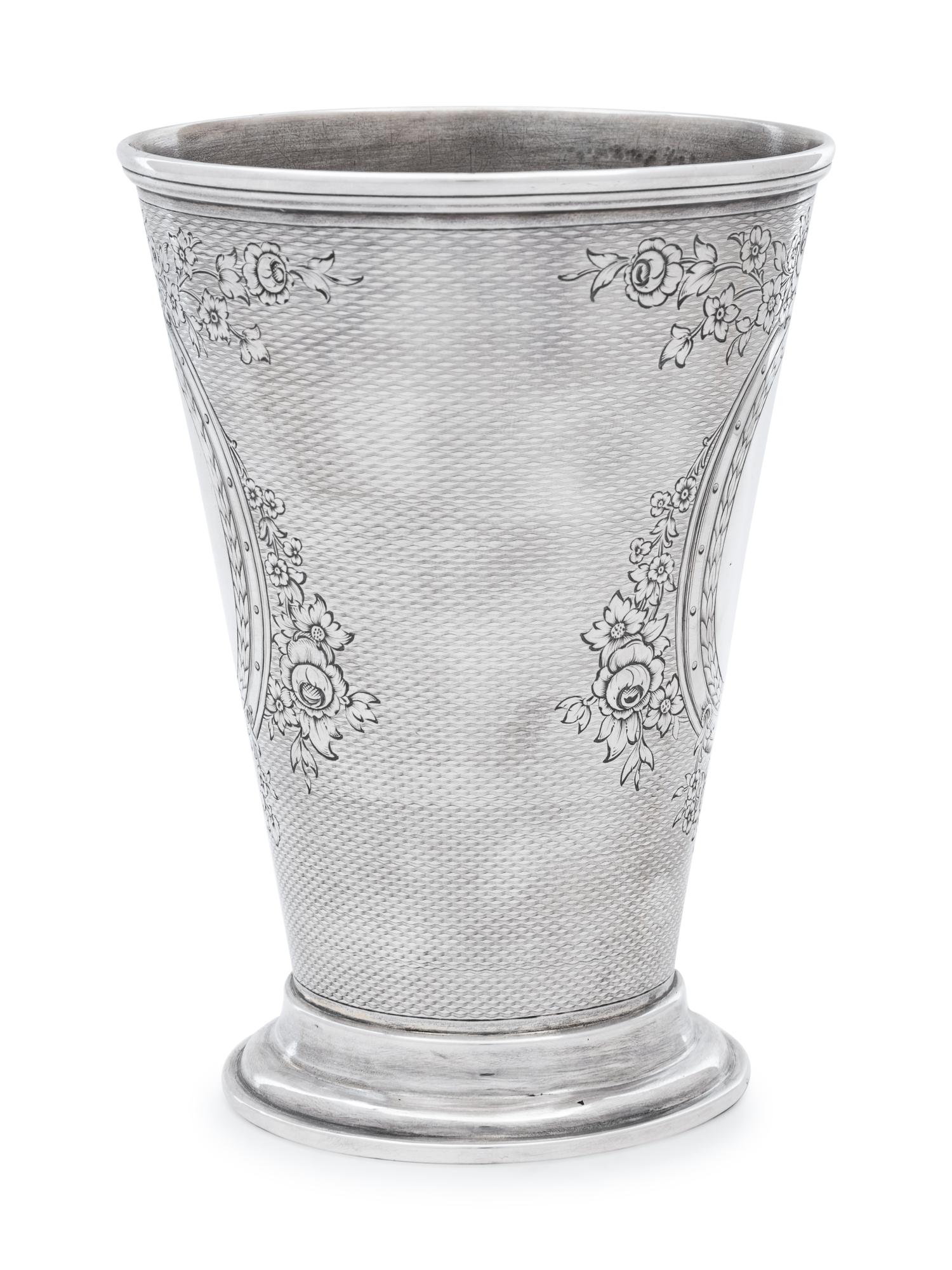 A Russian Silver Beaker