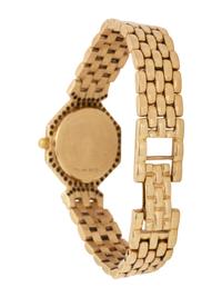 TOURNEAU, YELLOW GOLD, MOTHER-OF-PEARL, AND DIAMOND WATCH
