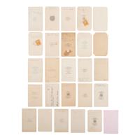 [Civil War] Group of 25 Carte de Visites of Union and Confederate Generals, Officers, and Statesmen