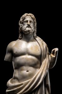 A Roman Marble Figure of Jupiter