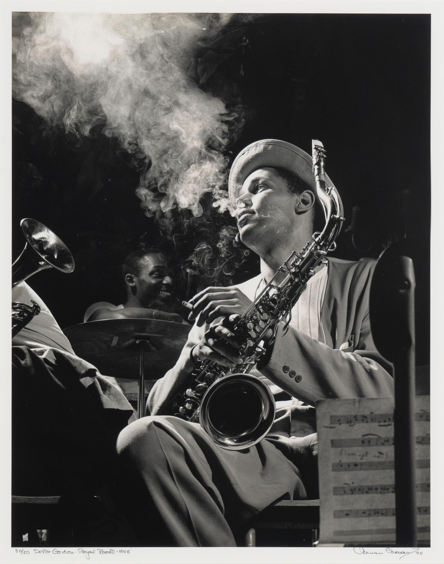 Herman Leonard (1923-2010) Dexter Gordon, Royal Roost, 1948