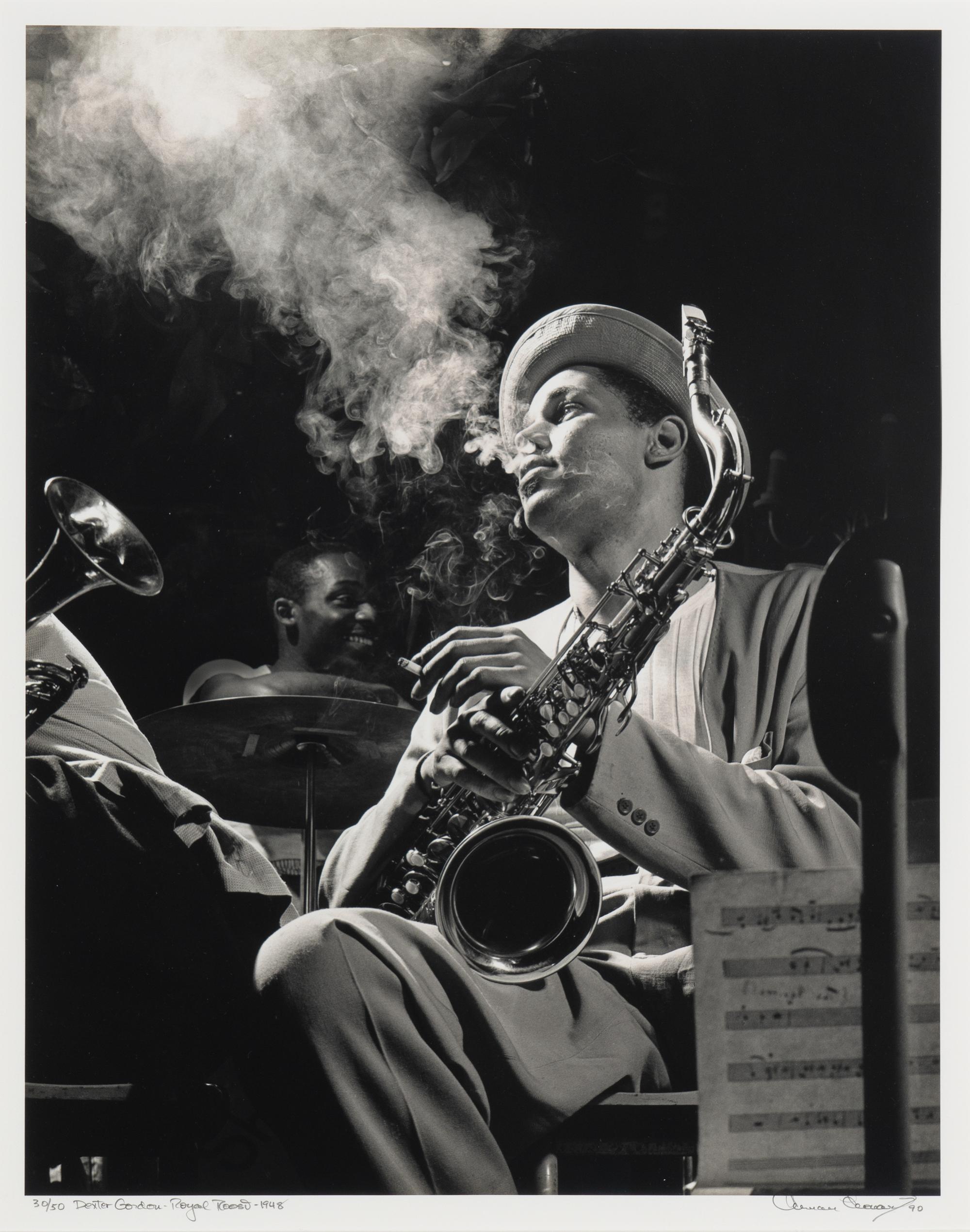 Herman Leonard (1923-2010) Dexter Gordon, Royal Roost, 1948