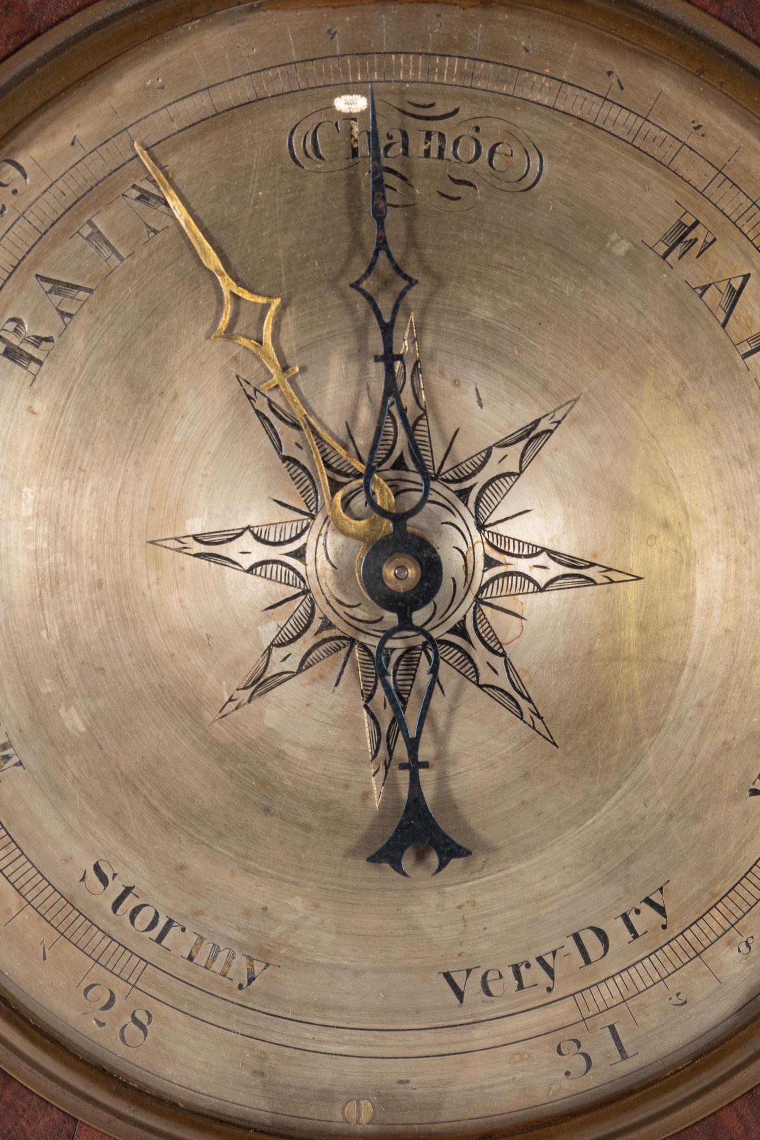 An Irish Regency Wheel Barometer