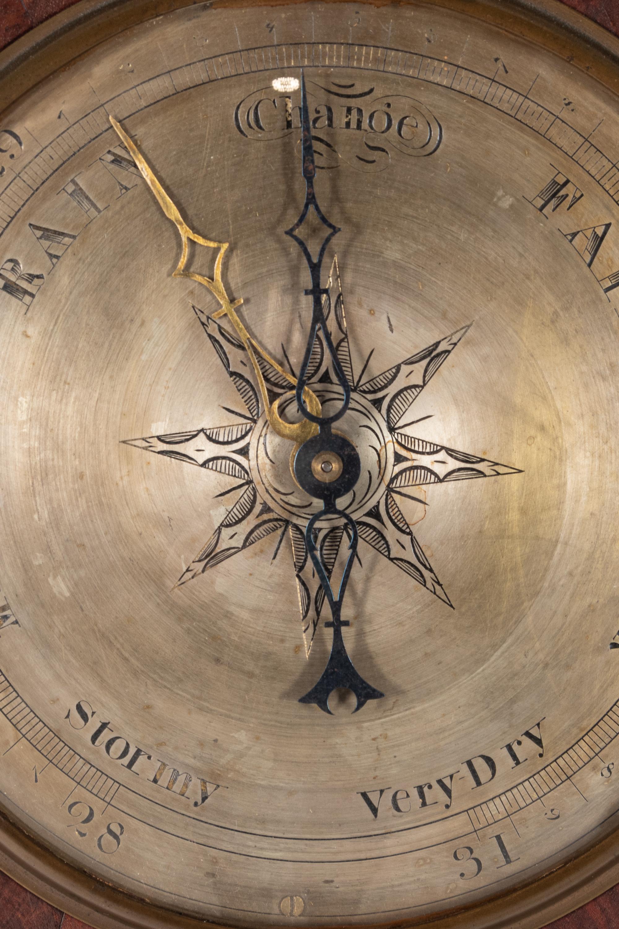 An Irish Regency Wheel Barometer
